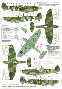 Decal 1/32 Supermarine Spitfire Mk.IX.(Techmod)