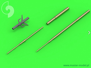 Aircraft guns (brass) 1/48 Sukhoi Su-25UB/Su-25K Frogfoot - Pitot Tubes