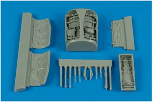 Additions (3D resin printing) 1/72 Lockheed-Martin F-16I Sufa 'Storm' wheel bay (designed to be used with Hasegawa kits) 