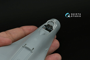 Su-27 3D-Printed & coloured Interior on decal paper (Trumpeter) (with 3D-printed resin part)