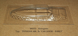 Vacu Canopy 1/48 Typhoon Mk.Ib Car D. Early (HAS) (Rob Taurus)