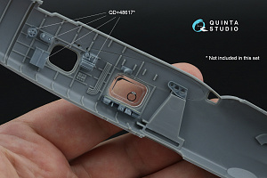 Fairey Barracuda Observer Station 3D-Printed & coloured Interior on decal paper (Trumpeter) (with 3D-printed resin parts)