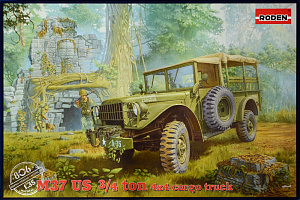 Model kit 1/35 M37 US 3/4 ton 4x4 cargo truck (Roden)