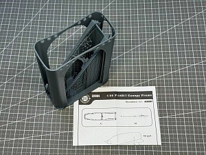 1/32 Lockheed-Martin F-16D/I canopy frame (designed to be used with Academy kits)