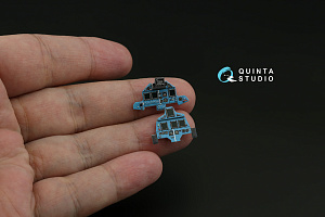 Su-30SM 3D-Printed & coloured Interior on decal paper (Zvezda)