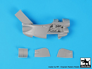 Additions (3D resin printing) 1/72 Grumman E-2C Hawkeye BIG SET (designed to be used with Hasegawa kits) 