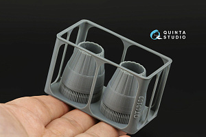 Su-30SM Exhaust Nozzles (Engines Running) (Zvezda)