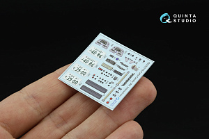 Toyota FJ43 Land Cruiser series 3D-Printed & coloured Interior on decal paper (AK Interactive) (with 3D-printed resin parts) 