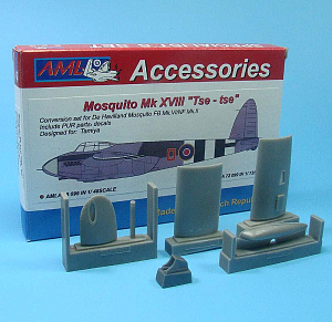 Additions (3D resin printing) 1/48 de Havilland Mosquito Mk.XVIII (designed to be used with Tamiya kits)