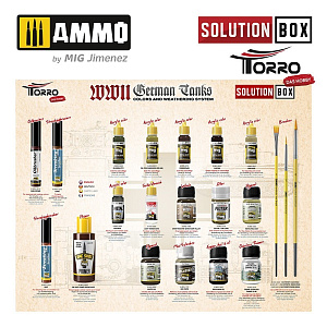 SOLUTION BOX - WWII German Tanks (Ammo Mig)