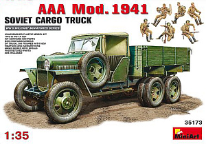 Model kit 1/35 Soviet Gaz-AAA Cargo Truck Mod.1941 (MiniArt)