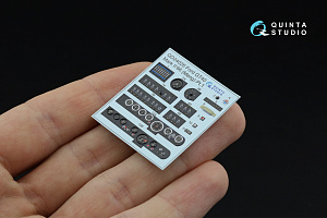 Ford GT40 Mark II '66 3D-Printed & coloured Interior on decal paper (Meng) (small version)