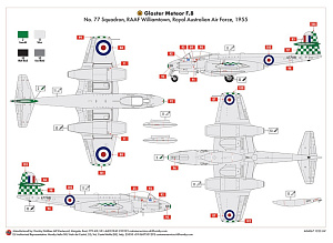 Model kit 1/72 Gloster Meteor F.8/FR.9 (Airfix)