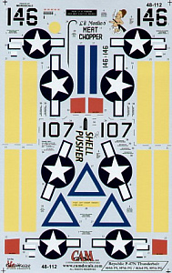 Decal 1/48 Republic P-47N Thunderbolt (2) (CAM)