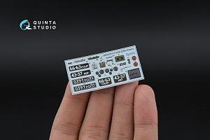 KrAZ-255B 3D-Printed & coloured Interior on decal paper (Roden) (Small version)