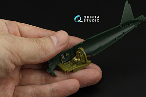 A6M5 Zero (Mitsubishi Prod.) 3D-Printed & coloured Interior on decal paper (Fine molds)