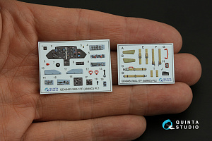 MiG-17F 3D-Printed & coloured Interior on decal paper (AMMO/Kinetic)