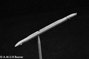 Additions (3D resin printing) 1/48 LAU-7 upper wing pylon and launcher for the SEPECAT Jaguar (UK) in 1/48 scale by Airfix (2025). (A.M.U.R.Reaver) 