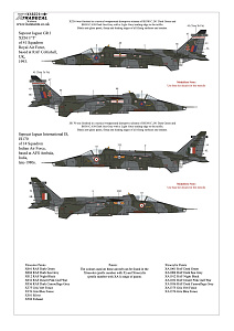 Decal 1/48 Sepecat Jaguar GR.1/GR.1A Part 1 (7) (Xtradecal)