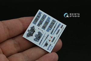 Su-30MKK 3D-Printed & coloured Interior on decal paper (Trumpeter) (with 3D-printed resin part)