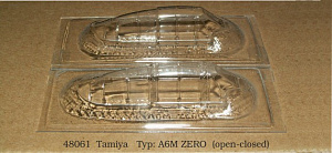 Vacu Canopy 1/48 A6M ZERO open-closed (TAM) (Rob Taurus)