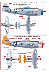 Decal 1/48 Republic P-47D-28-RA Thunderbolt (Kits-World)