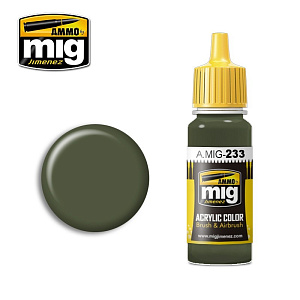 Acrylic paint RLM 71 Dunkelgrün (Ammo Mig) (17ml) 