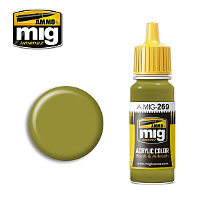 Acrylic paint Nakajima Interior Green (Ammo Mig) (17ml) 