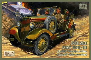 Model kit 1/72 Polski Fiat 508/III 'Lazik' Late version (IBG Models)