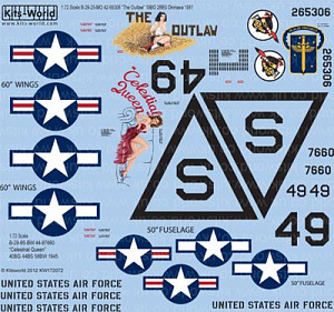 Decal 1/72 Boeing B-29-25-MO Super Fortress (Kits-World)