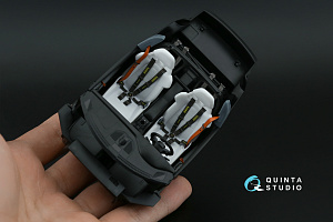 Porsche 911 GT3 RS (992) 3D-Printed & coloured Interior on decal paper (Tamiya) (with 3D-printed resin parts) 