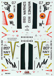Decal 1/48 Douglas A-4E/M Skyhawk (2) (CAM)