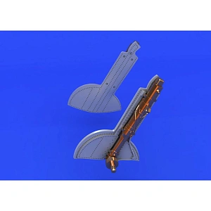 Aircraft detailing sets (metal) 1/48     Supermarine Spitfire undercarriage legs BRONZE (designed to be used with Eduard kits)[Mk.XVI Mk.VIII Mk.IXc Mk.IXe] 