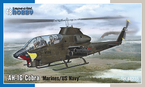 Model kit 1/48 AH-1G Cobra 'Marines/US Navy' (4x camo) (Special Hobby)