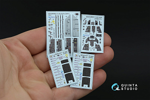 F-16I SUFA 3D-Printed & coloured Interior on decal paper (GWH)