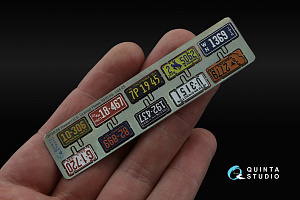 Western U.S. License Plates 1910-1940 (All kits) (with metal base)