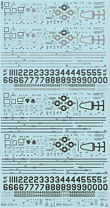 Decal 1/48 Lockheed-Martin F-16 Stencils (LATE) [F-16C F-16D] (Furball Aero-Design)