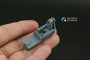 MiG-21MF (Moscow plant) 3D-Printed & coloured Interior on decal paper (Eduard)