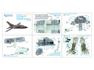 Tornado IDS German 3D-Printed & coloured Interior on decal paper (Revell) (with 3D-printed resin parts)