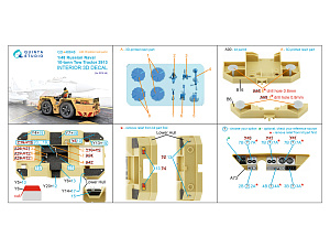 Russian naval tow tractor 3913 3D-Printed & coloured Interior on decal paper (RFM) (with 3D-printed resin parts)
