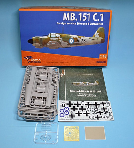 Model kit 1/48 Marcel-Bloch MB.151C.1 (Dora Wings)