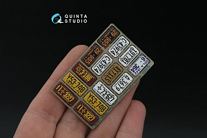 Southwestern U.S. License Plates 1940-1950 (All kits) (with metal base)