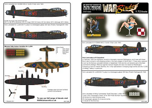 Decal 1/72 Avro Lancaster B.I/III (Kits-World)