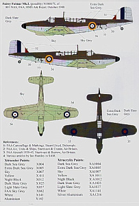 Decal 1/48 Fleet Air Arm Gloster Sea Gladiator Mk.I , Fairey Fulmar, Blackburn Skua (Xtradecal)