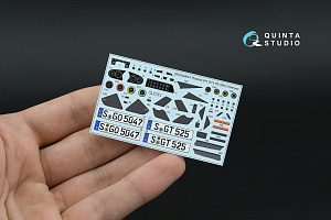 Porsche 911 GT3 RS (992) 3D-Printed & coloured Interior on decal paper (Tamiya) (small version)