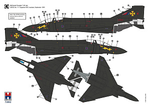 Model kit 1/72 McDonnell-Douglas F-4K Phantom FG.1 Late vol.2 (Hobby 2000)