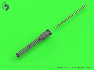 Aircraft detailing sets (brass) 1/72 Mil Mi-24D/Mi-24E Hind - JakB-12.7 machine gun barrel and DUAS probe