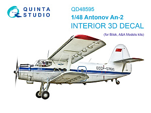 Antonov An-2 Colt 3D-Printed & coloured Interior on decal paper (Bilek)