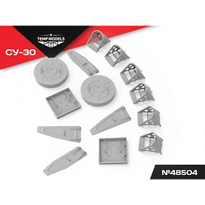 Additions (3D resin printing) 1/48 SET OF PLUGS AND PADS FOR SU-30 (Temp Models)