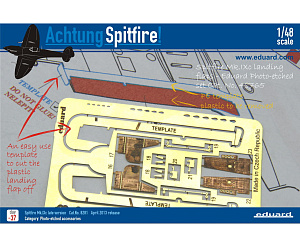 Additions (3D resin printing) 1/48 Spitfire Mk. IX Advanced (designed to be used with Eduard kits)